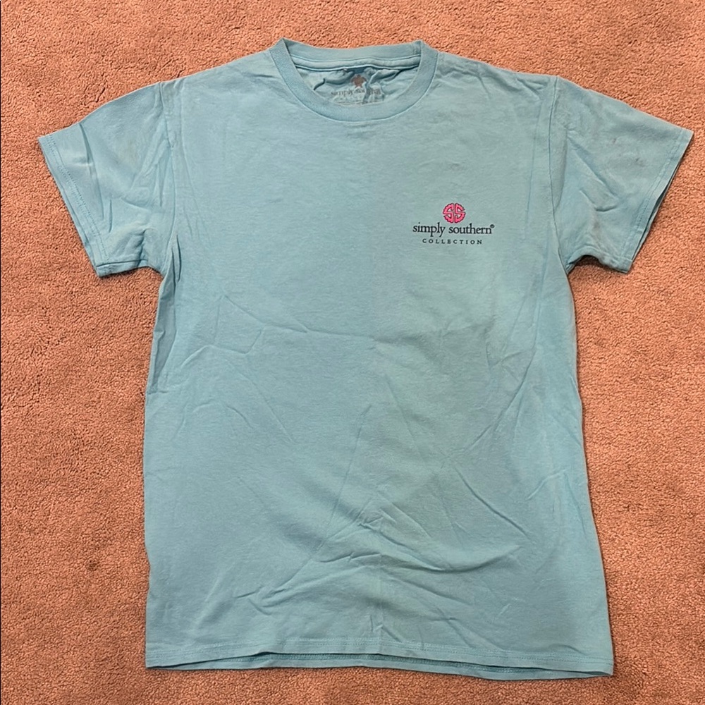 Simply Southern Women's Blue T-Shirt